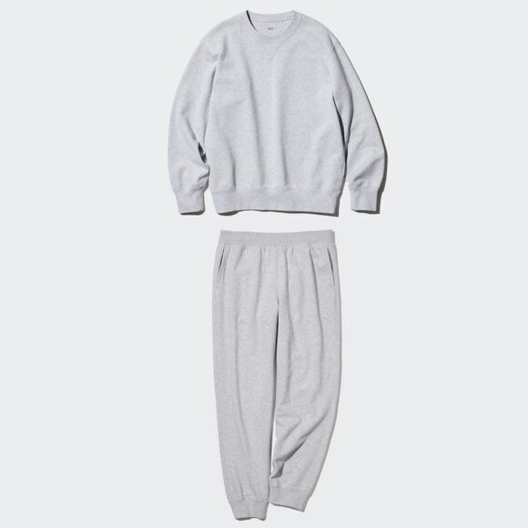 Uniqlo Gray Sweatshirt & Sweatpants - Picture 1 of 10